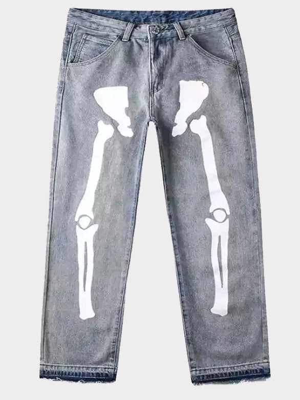 SKELETON PAINTED PANTS