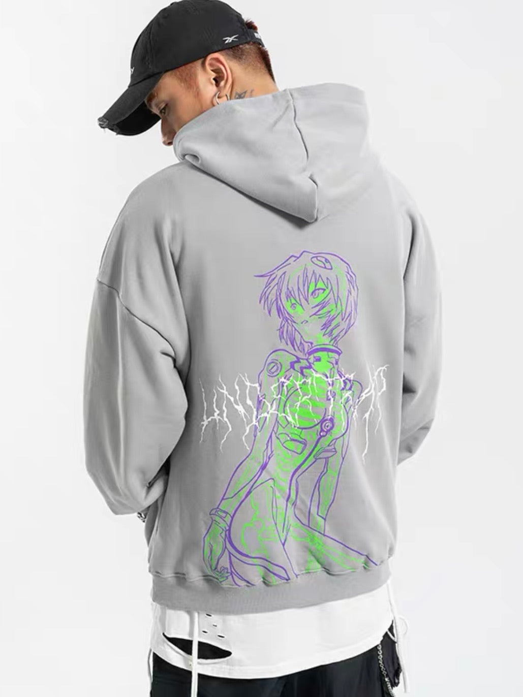 Skeleton oversize hoodie