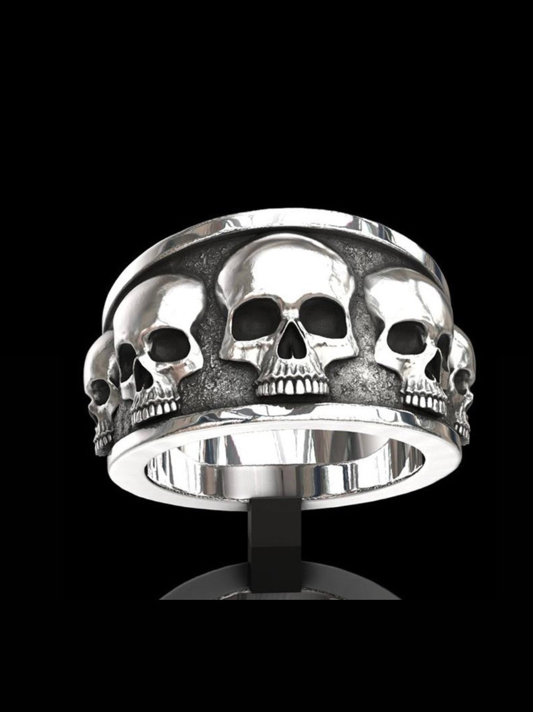 Vintage skull ring