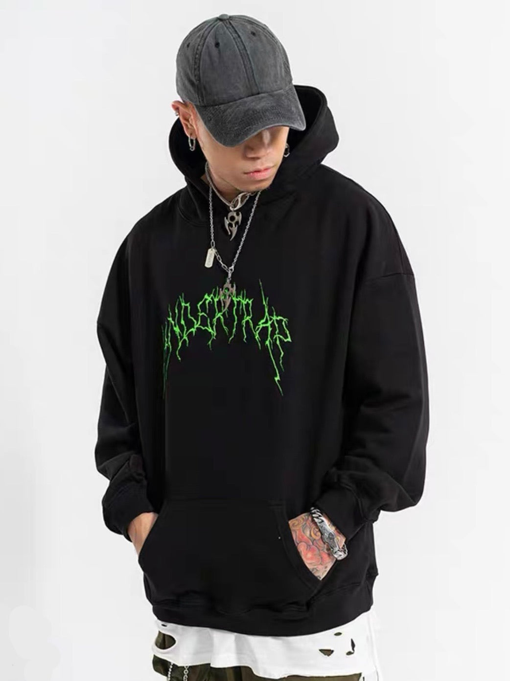 Skeleton oversize hoodie