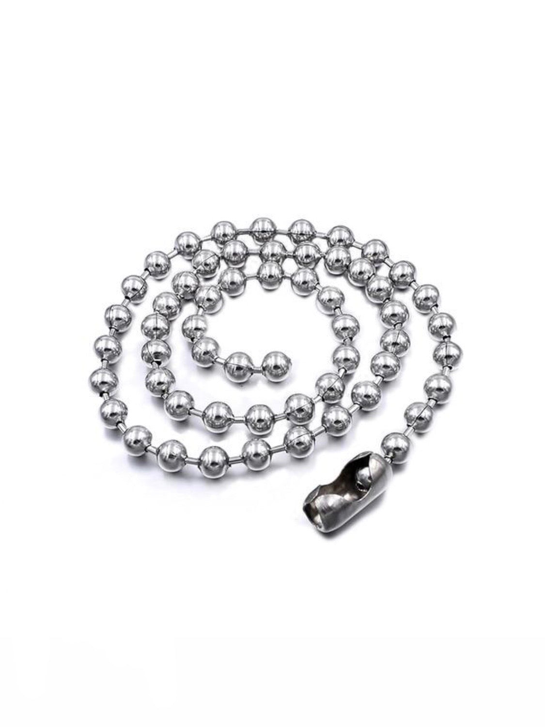 Choker stainless Steel Bead Chain Ball