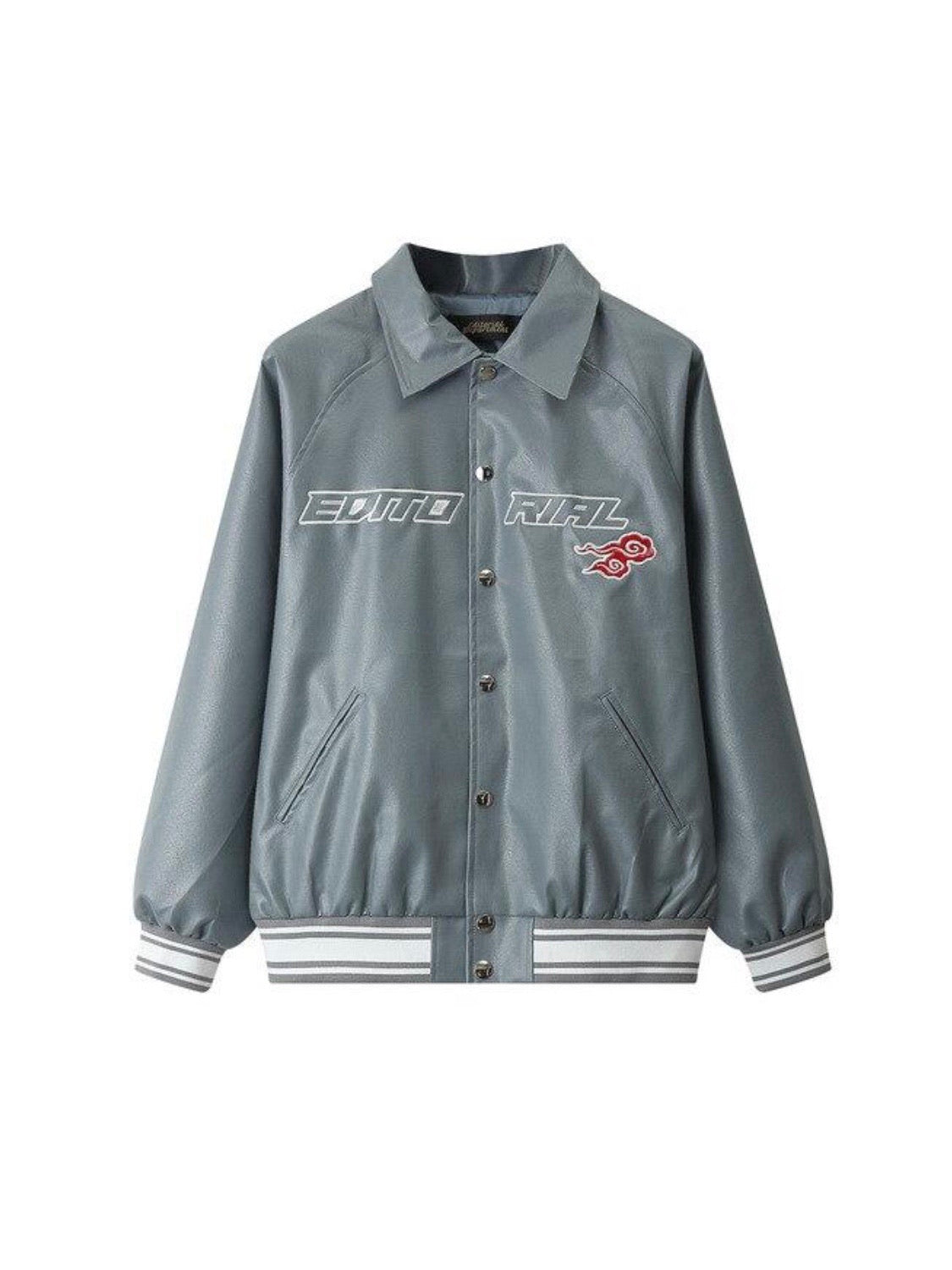 Jacket leather embroidery