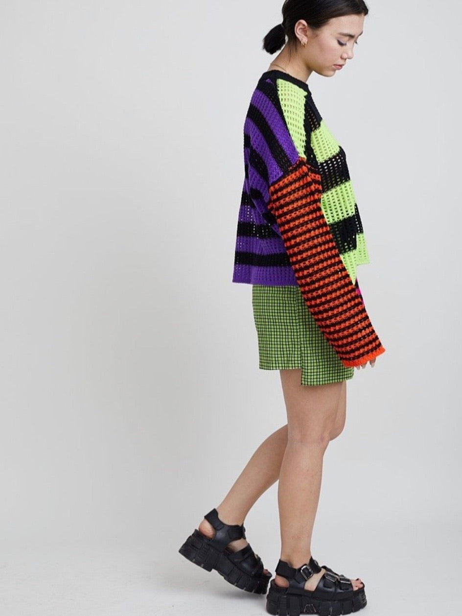 Double feature knit oversize