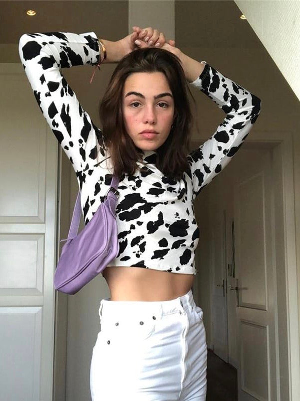 Crop top cow