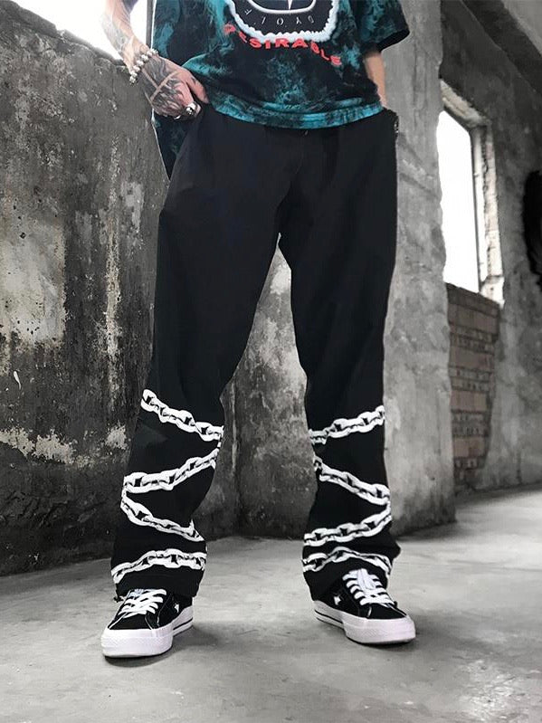 Chain Straight pants