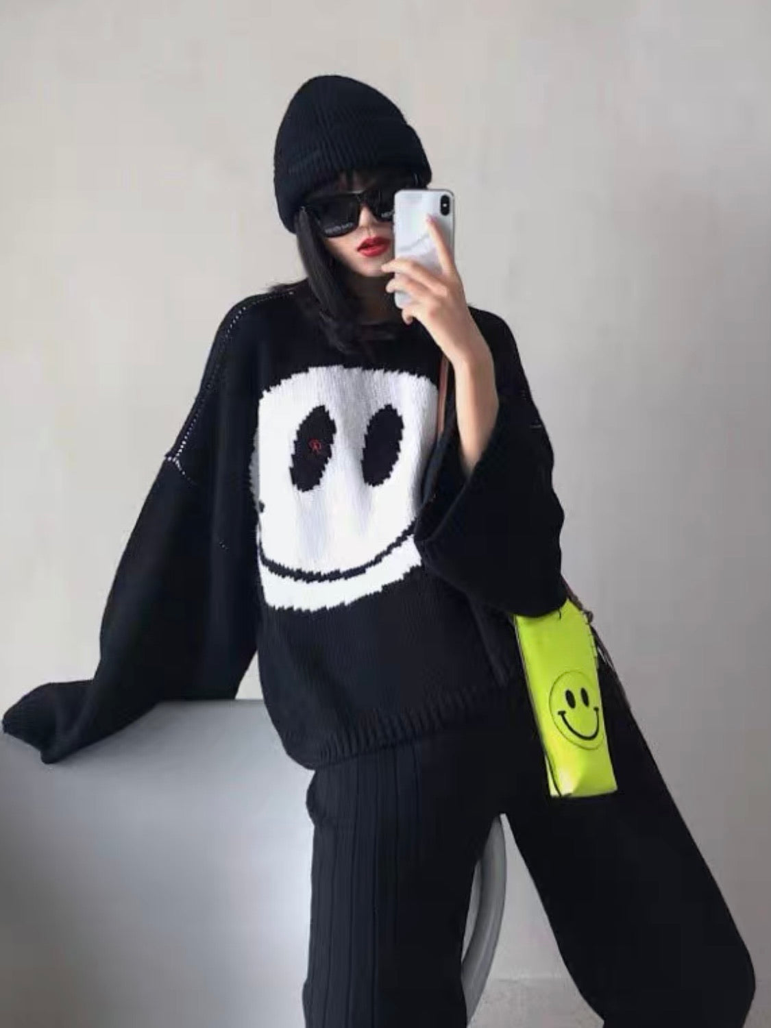 Smiling Sweater knit