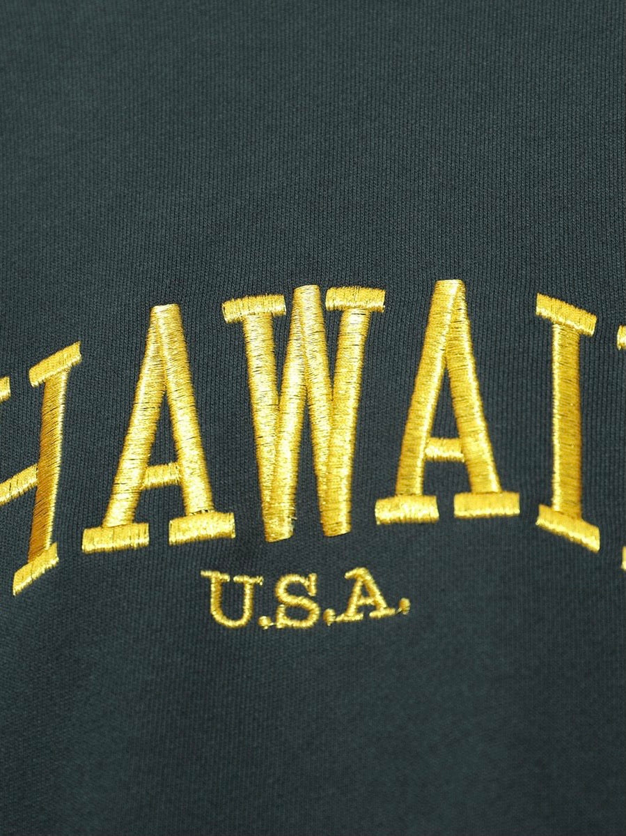 Hawaii Embroidery loose sweater