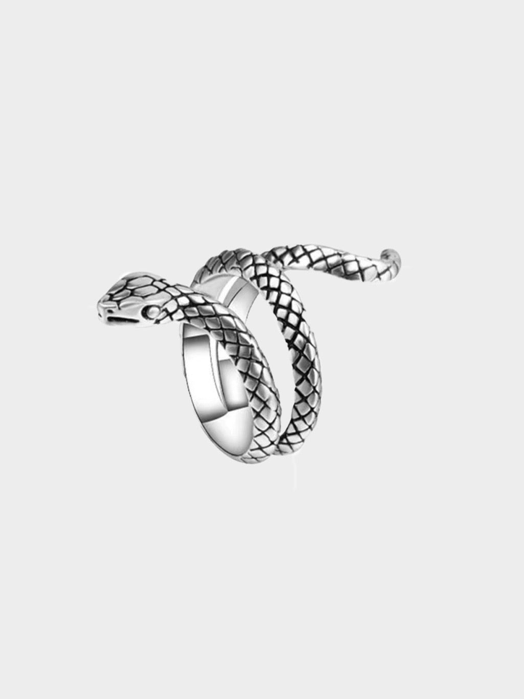 snake around the finger ring