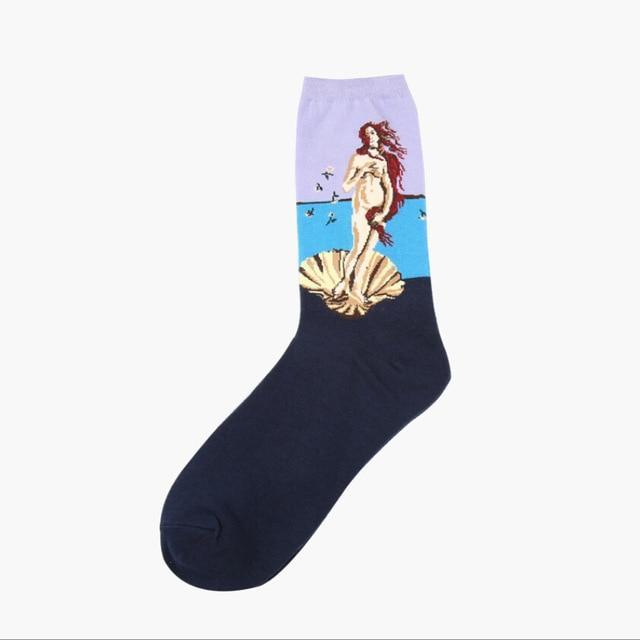 mermaid art socks