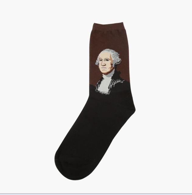 Man  art socks