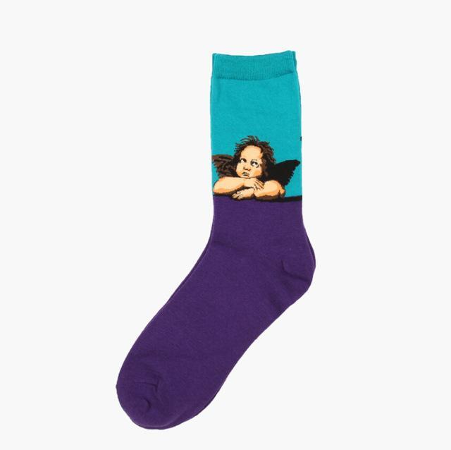 angel art socks