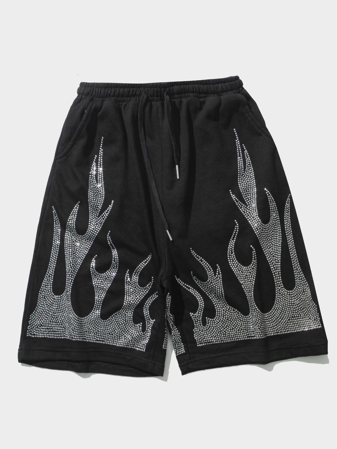 FLAME RHINESTONE SHORT